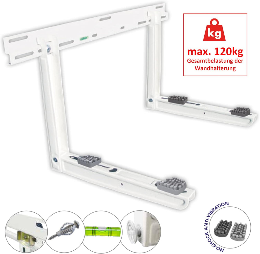 Wandkonsole GIOTTO SG - 120 EVO Wandhalterung belastbar bis 120kg für Split Klimaanlage Aussengerät