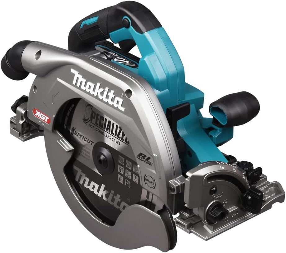 Makita HS009GT201 Akku-Handkreissäge 40V max. / 5,0 Ah, 2 Akkus + Ladegerät im Transportkoffer, Petr