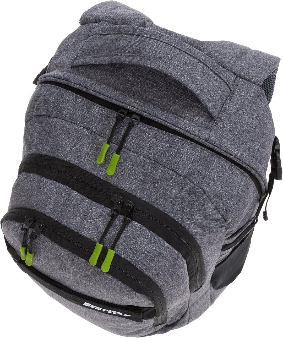 2 Teile Set Bestway Schulrucksack Packer Rucksack Schultasche 40177 + Trinkflasche (Dark Side (grau)