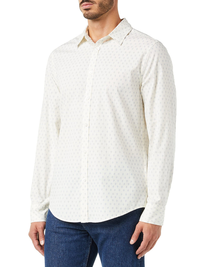 MUSTANG Herren Style Clemens Stroke AOP Klassisches Hemd 4XL Aop_2 12396, 4XL Aop_2 12396
