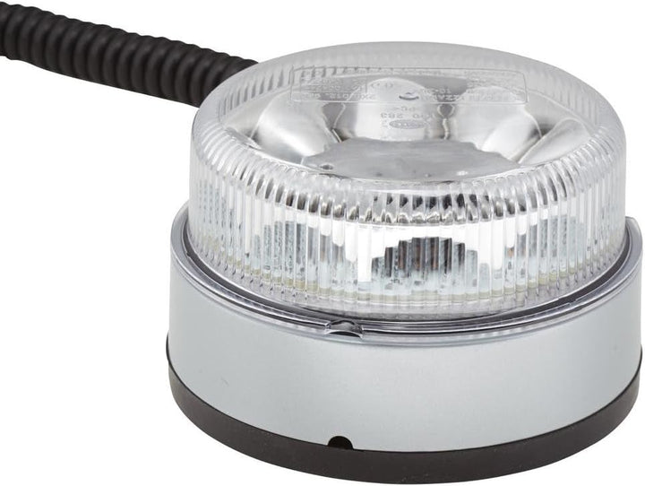 HELLA - LED-Blitz-Kennleuchte - K-LED Blizzard - 12/24V - gelb - Anbau/Magnetbefestigung - Kabel: 60