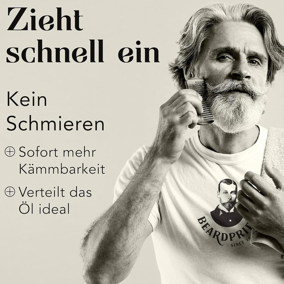 Beardpride® Premium Bartöl | Für Bartpflege und Hautpflege | Unterstützt deinen Bart beim Wachstum |