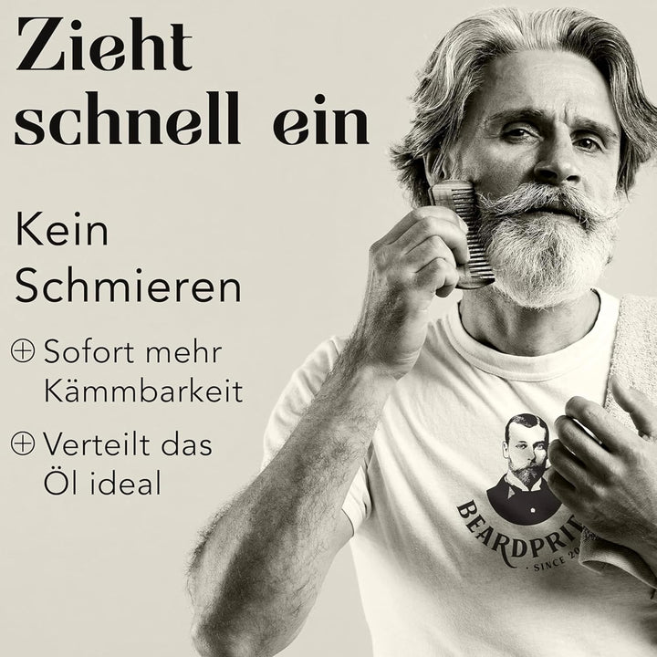 BEARDPRIDE Bio Bartöl Herren I Original Bart Öl aus dem Barbershop I Bartpflege Öl für weichen Bart