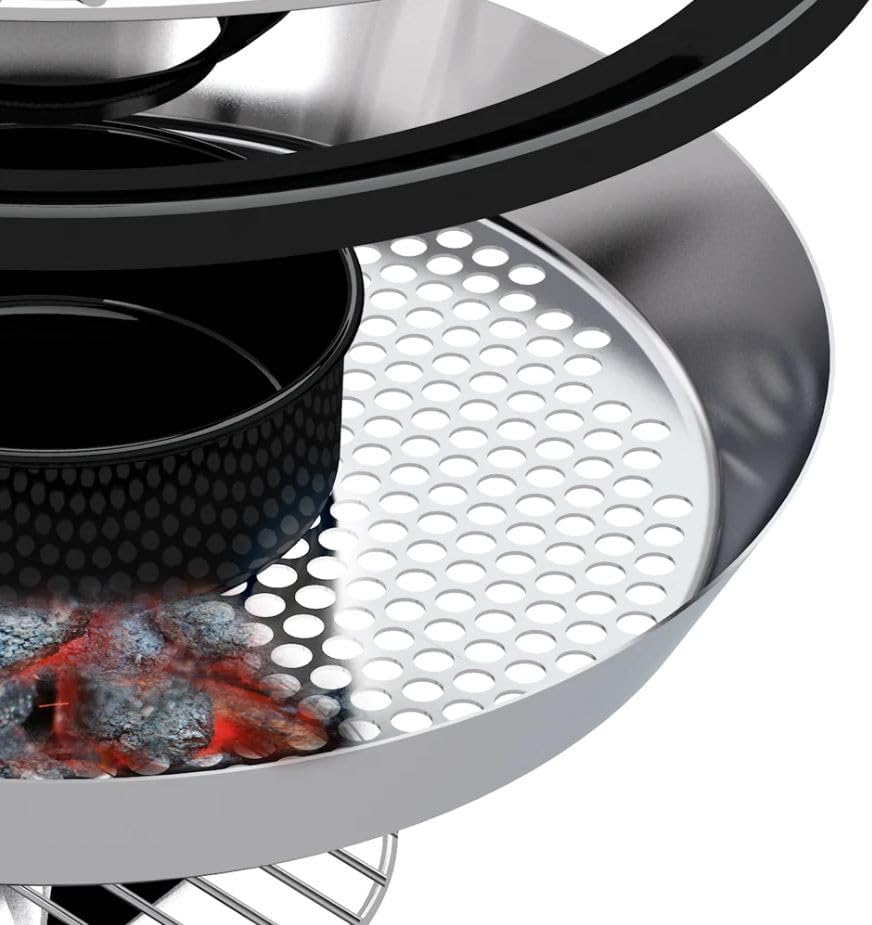 Outdoorchef Kohlegrill „Chelsea 480 C“ | Kugelgrill mit Ventilationssystem | Steak Grill für Garten