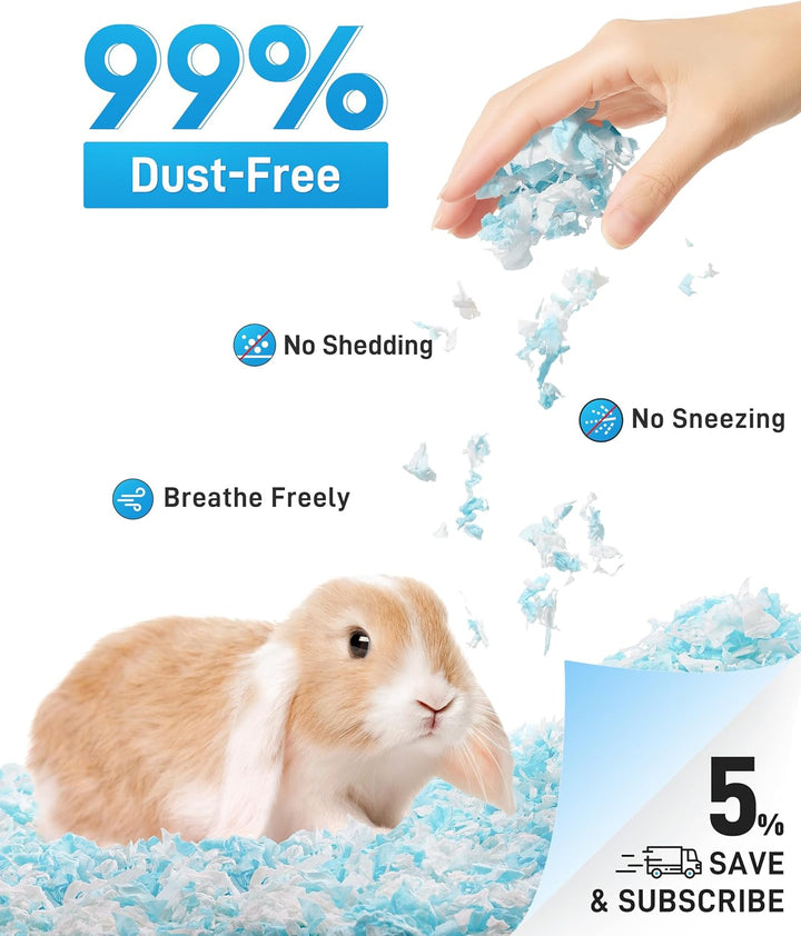 BUCATSTATE Hamster Streu 70L, Besonders Saugfähige & 99,9% Staubfrei Kleintierstreu Papierstreu, Ein