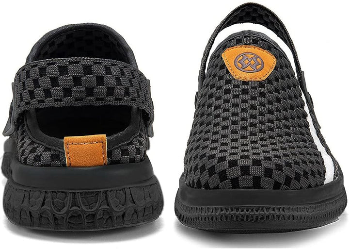 Unisex Clogs Hausschuhe Atmungsaktiv Mesh Pantoletten Sommer Beach Freizeit Schuhe rutschfest Weiche