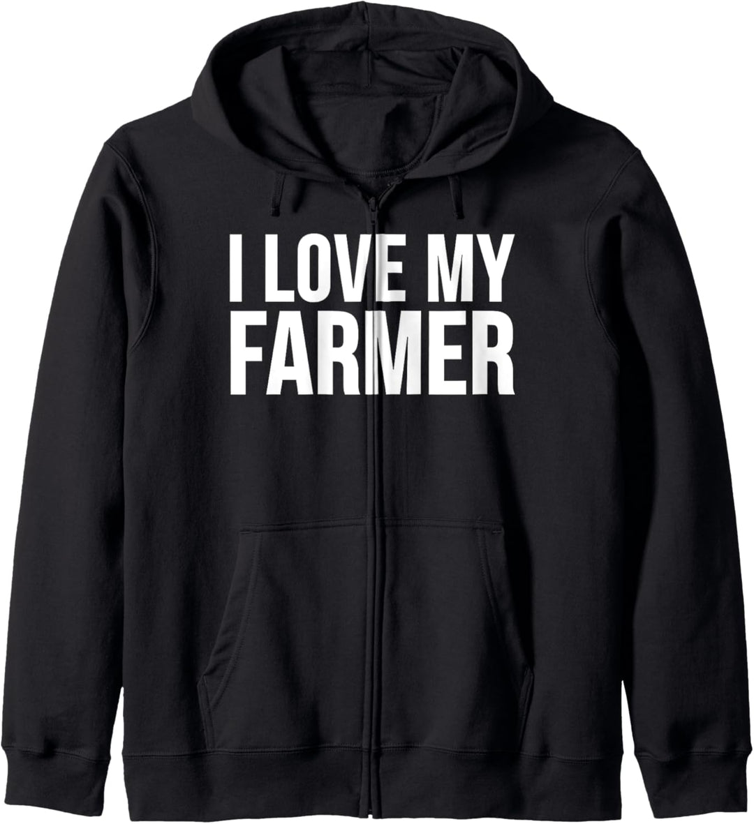 I Love My Farmer - Farming Funny Kapuzenjacke