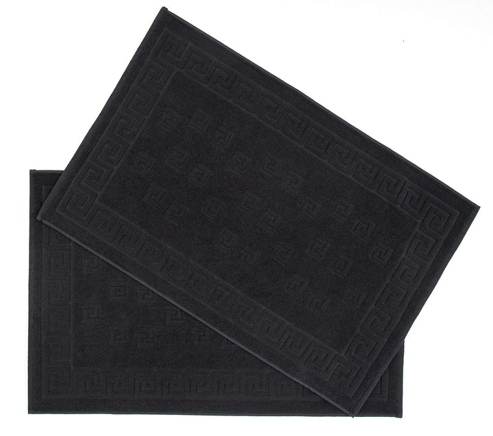 Arle-Living Luxus Medusa Duschvorleger im 2er Pack 50x80 cm - feinste Baumwolle/Jacquard Webung/Hoch