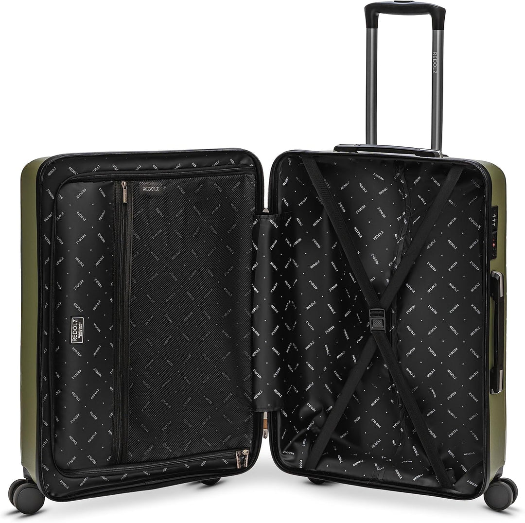 REDOLZ Hartschalen Check-in Koffer | Grosser XL Trolley 50 x 30 x 75 cm aus hochwertigem, leichtem P