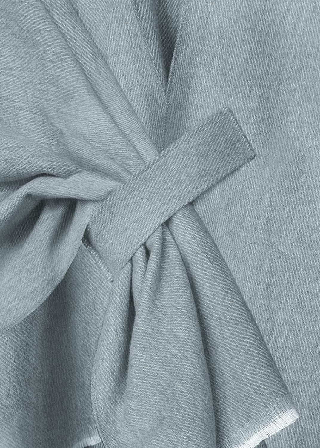 Shmily Girl Poncho Damen Strick Reversibel Cape Decke Elegant Warme Schultertuch Gestrickter Schal M