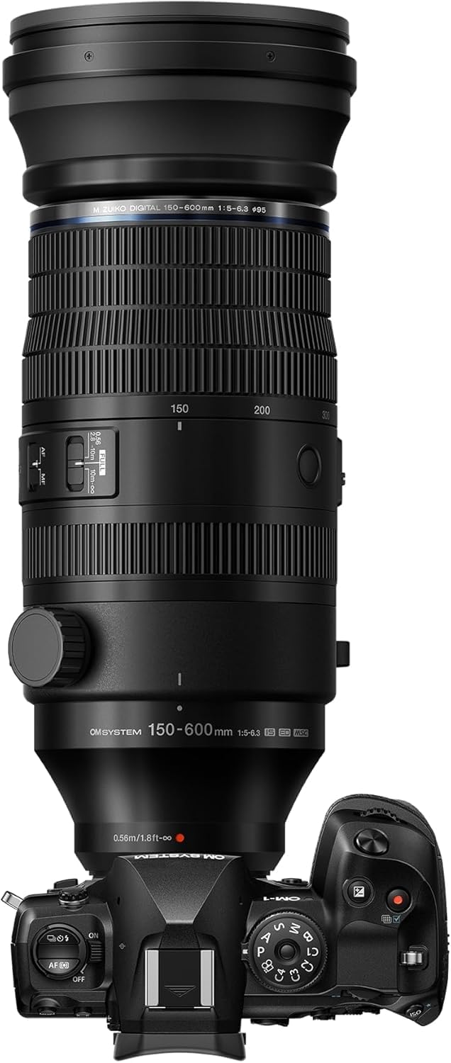 OM SYSTEM M.Zuiko Digital ED 150-600mm F5.0-6.3 is Ultra Tele-Zoom Objektiv kompatibel mit Olympus,