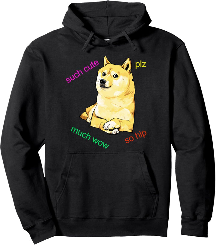 Doge Shiba Inu Meme Pullover Hoodie