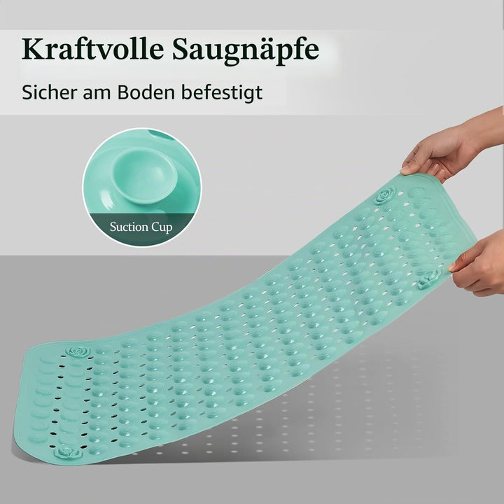Duschmatte rutschfest 60x90cm,Antirutschmatte Dusche mit Saugnäpfen,Duscheinlage rutschfest mit Abla
