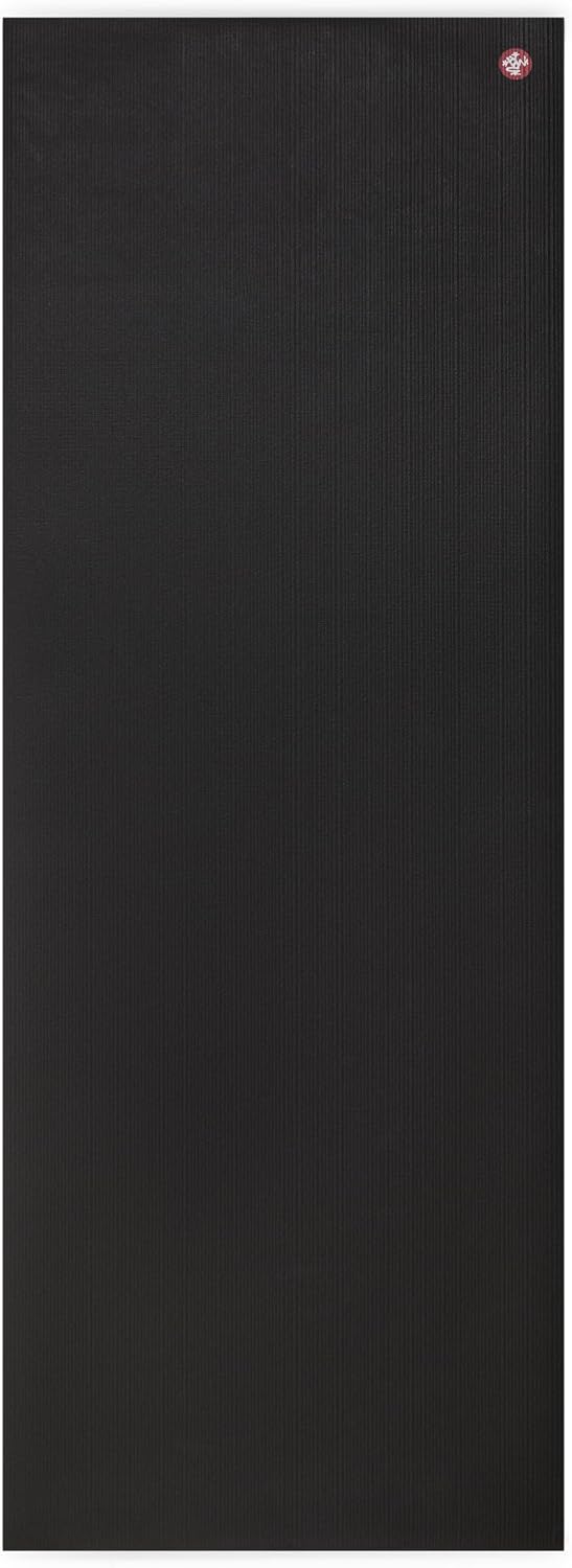 Manduka PRO Yoga and Pilates Mat Schwarz 215cm x 66cm x 6mm, Schwarz 215cm x 66cm x 6mm