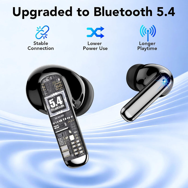 2026 Neu Bluetooth Kopfhörer, In Ear Kopfhörer Kabellos Bluetooth 5.4, 4 ENC Noise Cancelling Mic mi