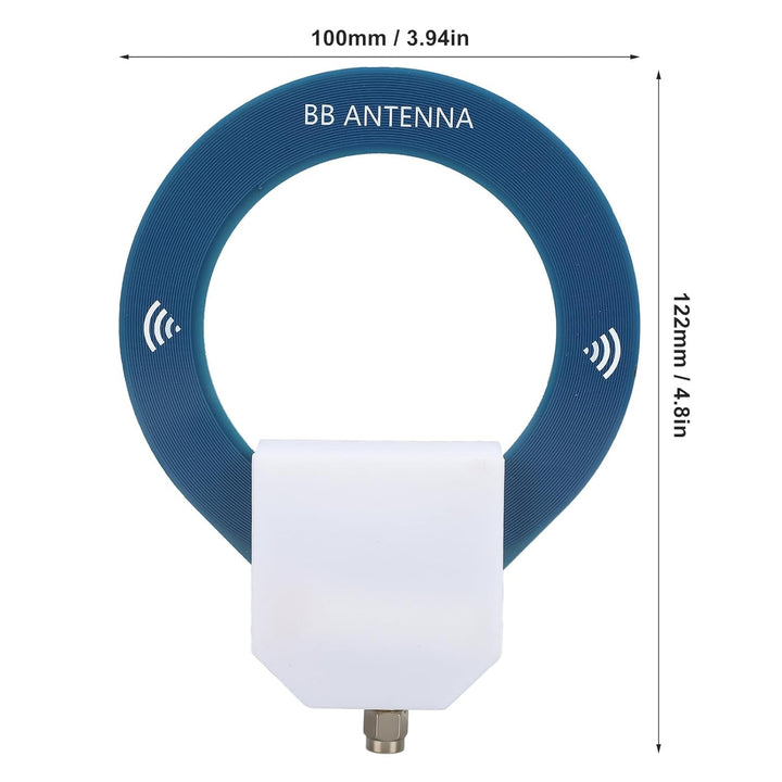 Mini Loop Shortwave Antenna Directional SW Compact Ring Antenne mit 10-30 DBUV-Einstellungsfunktion