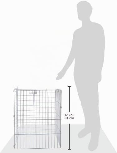 Kerbl Erweiterungselement für Freilaufgehege 83172 (Gehege für Kanninchen + Kleintiere, Metall verzi