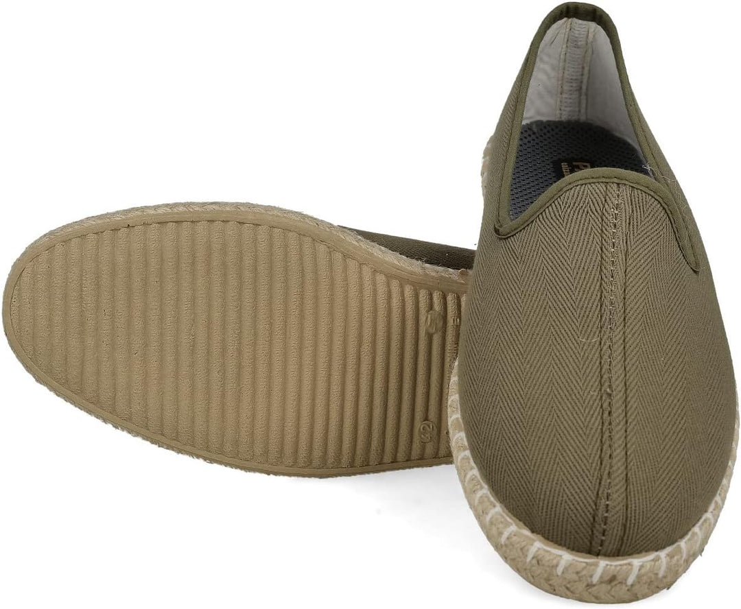 PAYMA - Herren Espadrilles Sommerpantoffeln aus Canvas. Sommerschuhe Segeltuch. Freizeitschuhe. Bras