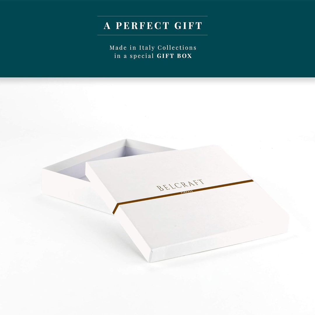 BELCRAFT Luni Taschenleerer Leder, Handgearbeitet in klassischem italienischem Stil, Ordentlich Tabl