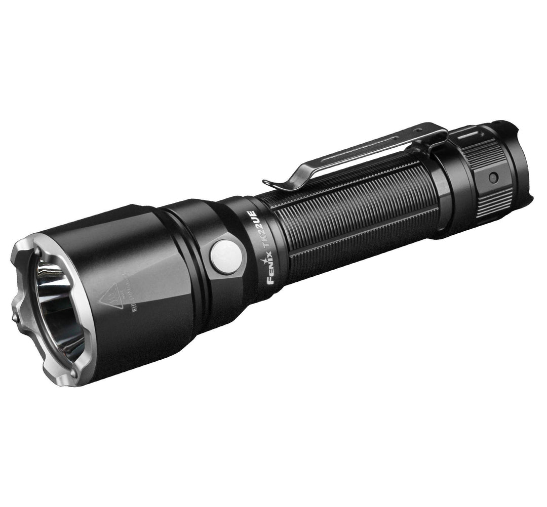 FENIX Unisex-Adult Tactical Flashlight TK22 UE LED Taschenlampe 1600 Lumen, Black, small