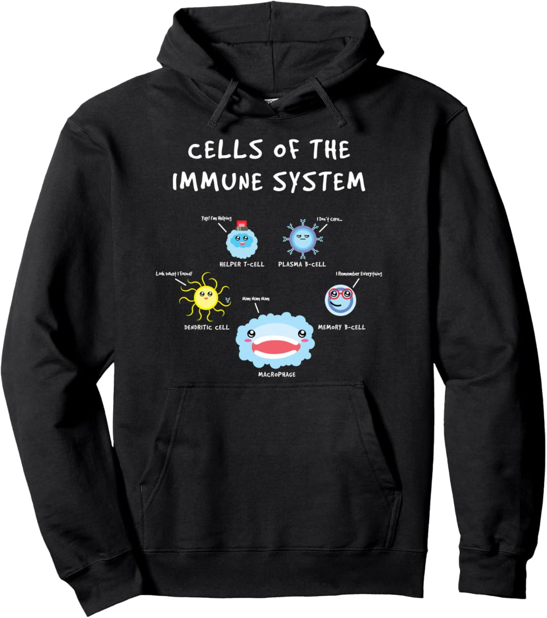 Zellen des Immunsystems Zellen Biologie Humor Immunologe Pullover Hoodie