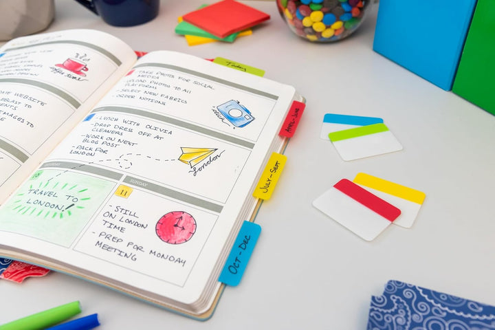 Post-it Flags and Tabs, 200 .47 in. x 1.7 in. Flags, 30 2 in. x 1.5 in. Tabs, TOTAL 230, (686-XLP) 2