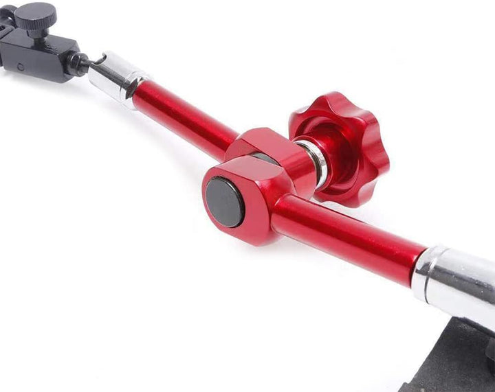 Tiardey 45x30x36mm Verstellbarer Magnetfuhalter für Digitale Messuhr - Rot