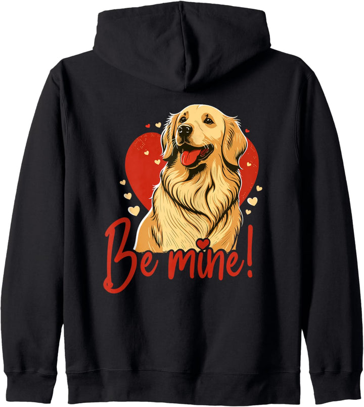 Goldenretrieverhund mit Herzen - Hundeliebe Kapuzenjacke