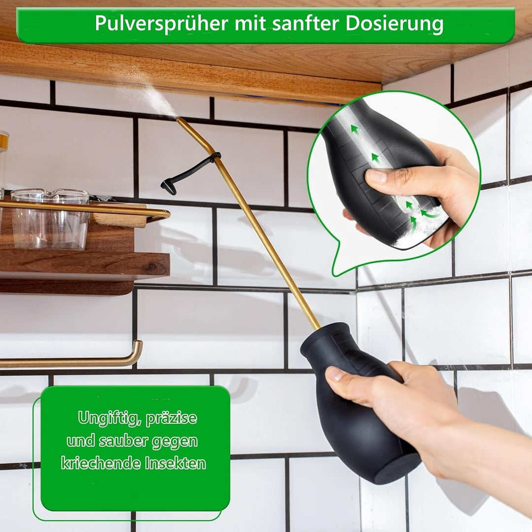 Kieselgur Pulver Staubwedel, Hand Powder Sprinkler Powder Duster pulverzerstäuber, kieselgur zerstäu