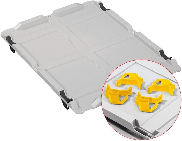 PROREGAL SuperSparSet 10x Eurobox NextGen Economy mit Auflagedeckel und 4x Schiebeschnappverschlüsse