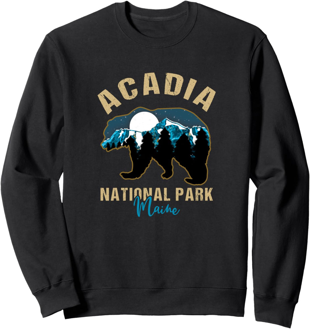 Souvenir vom Acadia-Nationalpark Maine Bear Sweatshirt