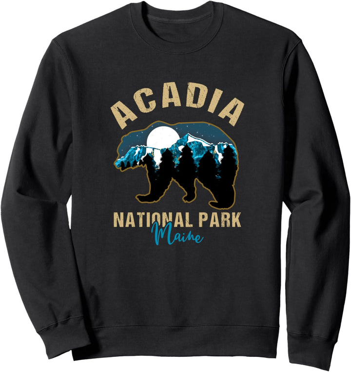 Souvenir vom Acadia-Nationalpark Maine Bear Sweatshirt