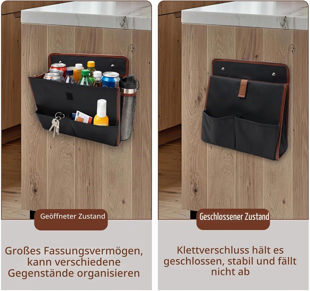 2 Stück Tür Organizer, Wohnmobil Organizer – Tragbarer und Faltbarer Aufbewahrungsorganizer für Camp