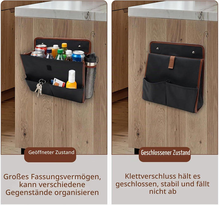 2 Stück Tür Organizer, Wohnmobil Organizer – Tragbarer und Faltbarer Aufbewahrungsorganizer für Camp