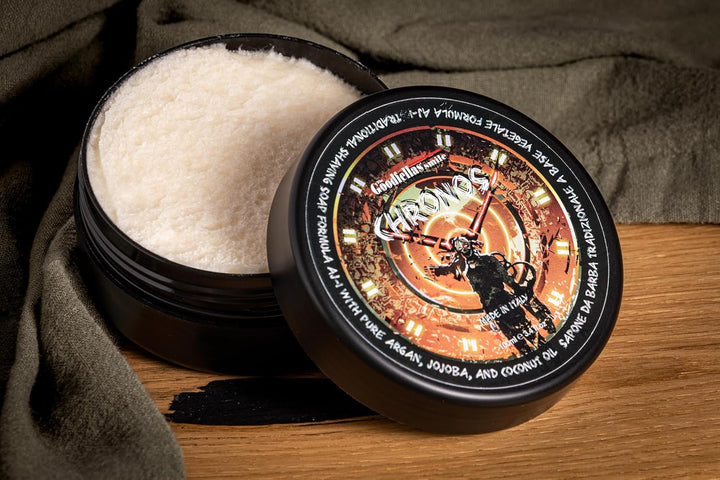 The Goodfellas' smile GOODFELLAS' SMILE Duo Set Chronos. Shaving Soap and Aftershave, 250 ml