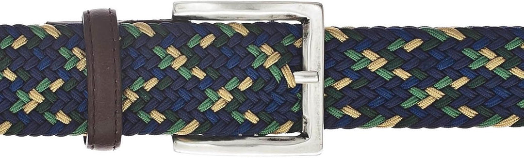 B.Belt Luca Stretch Belt W80 Navy - Light Green