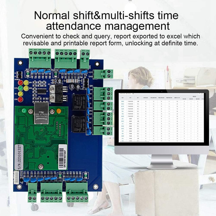 Dongyang Wiegand 26 TCP/IP-Netzwerkzugriffskontrolltafel RFID Office Controller (2 Door), 2 door