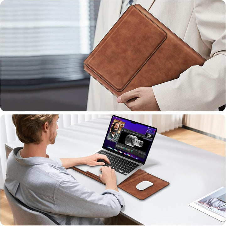 Fintie 13-14 Zoll Laptop Tasche mit Ständer Kompatibel mit MacBook Air 13.6 2024-2022, MacBook Air 1