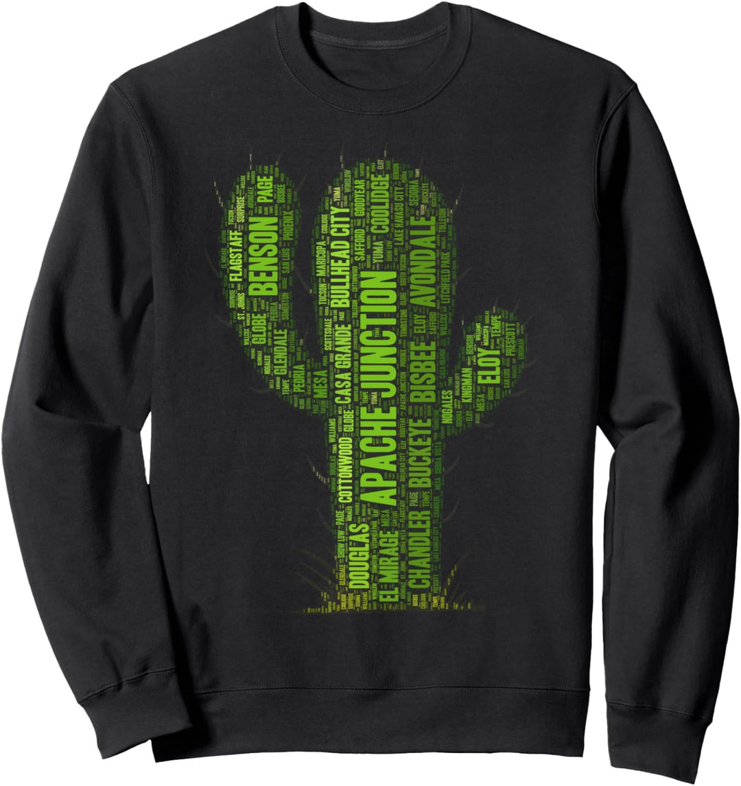 Arizona Kaktus Pflanze Wüste Urlaub Geschenk Kaktus Sweatshirt