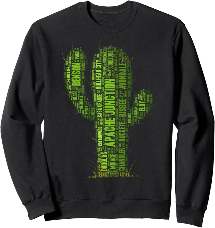 Arizona Kaktus Pflanze Wüste Urlaub Geschenk Kaktus Sweatshirt