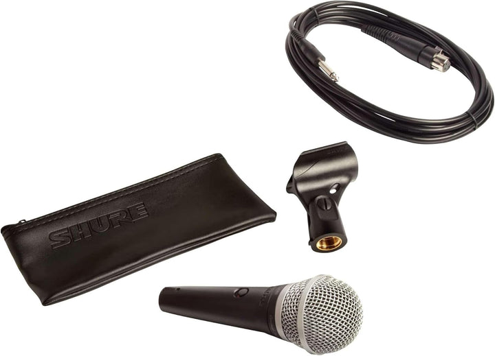 Shure PGA48 Dynamisches Mikrofon-Handheld-Mikrofon für Gesang mit Cardioid-Aufnahmemuster, EIN/Aus-S
