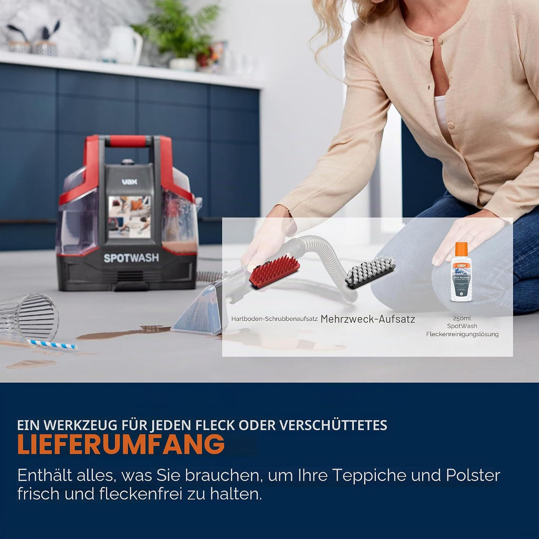 Vax SpotWash Fleckenreiniger Without Pet Tool UK, Without Pet Tool UK