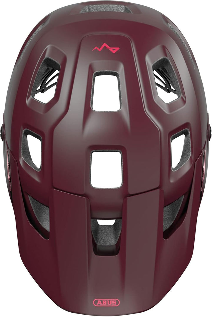 ABUS MTB-Helm MoDrop - robuster Fahrradhelm mit guter Belüftung für Mountainbiker - individuelle Pas