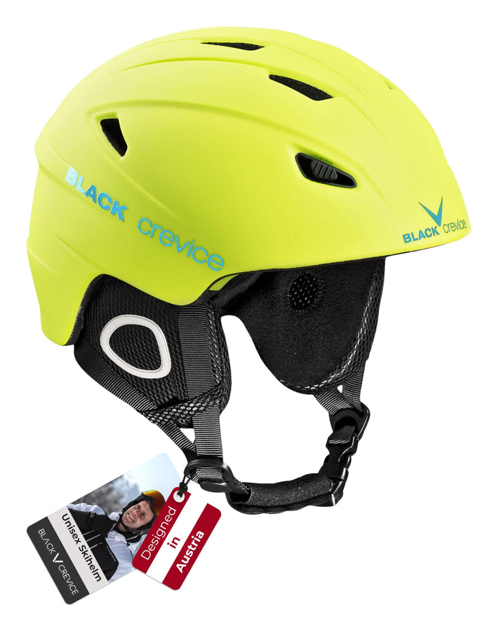 Black Crevice Skihelm Kitzbühel I Ski-Helm in sportlichem Design I Skihelm Herren & Damen I Skihelm
