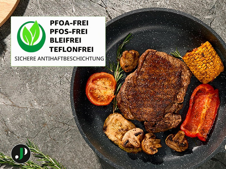 JUST PERFECTO Topfset und Pfannenset Induktion - Pfannenset mit deckel - Pots &amp; Pans sets - töpfe un