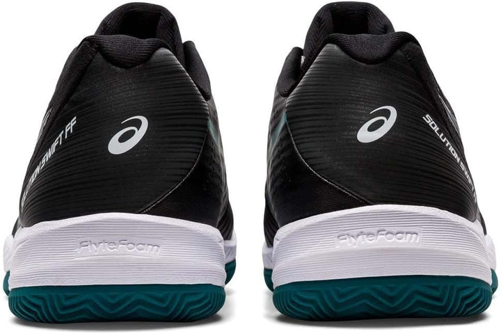 ASICS Herren Solution Swift Ff Clay Tennis Shoe 44.5 EU Black Misty Pine, 44.5 EU Black Misty Pine