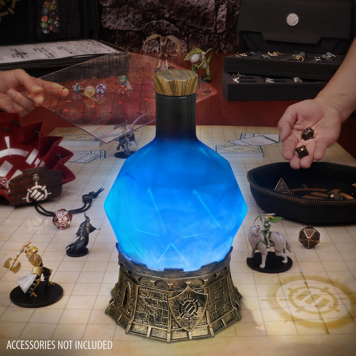 ENHANCE Gaming-Zaubertranklicht mit Wirbelndem Mystischem Gebräu - Zaubertrankflaschen-Licht-Requisi