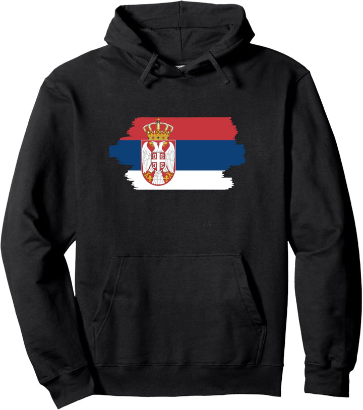 Serbische Flagge Serbien Pullover Hoodie