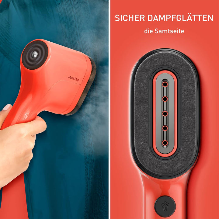 Tefal DT2022 Pure Pop Dampfbürste | 1300 W | 70 ml Wassertank | entfernt bis zu 99,99% der Viren/Bak