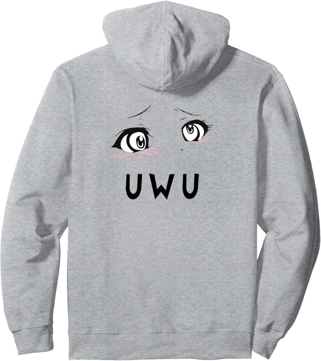 Uwu Aheghao Gesicht Pullover Hoodie